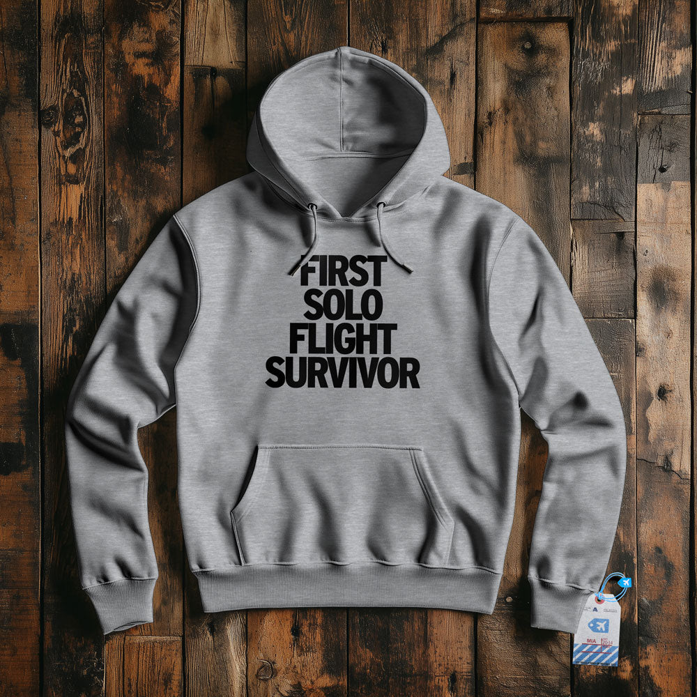 First Solo Flight Survivor - Pullover Hoodie