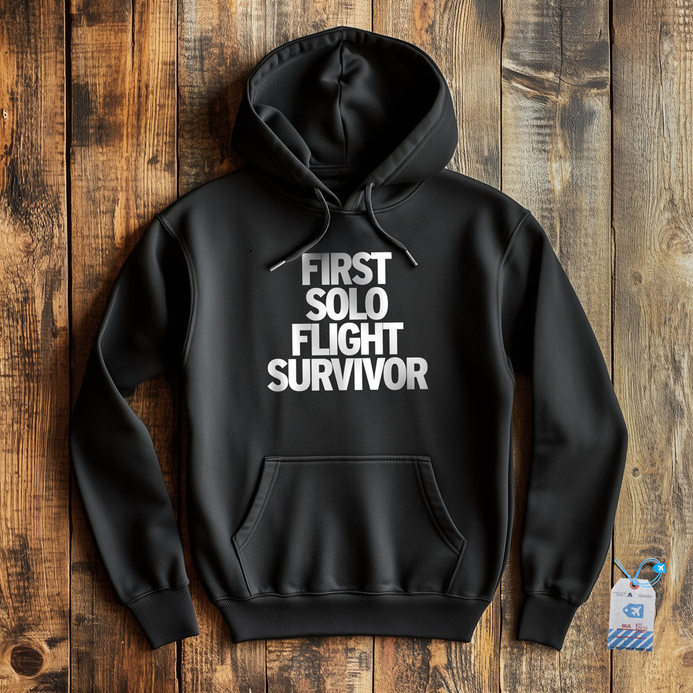 First Solo Flight Survivor - Pullover Hoodie