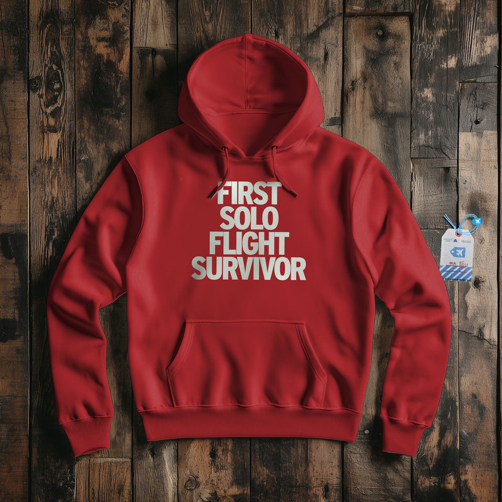 First Solo Flight Survivor - Pullover Hoodie