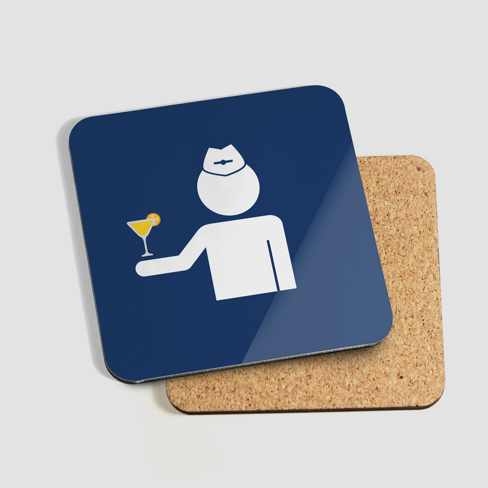 Bouton FA - Dessous de verre rond