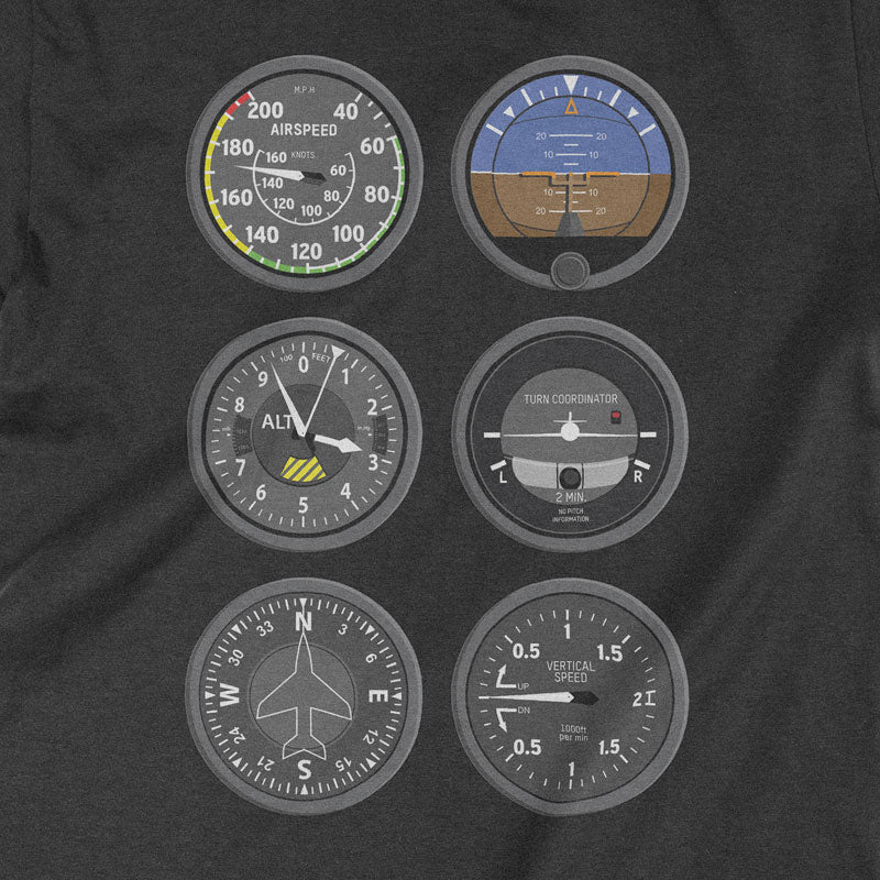 Flight Instruments - T-Shirt