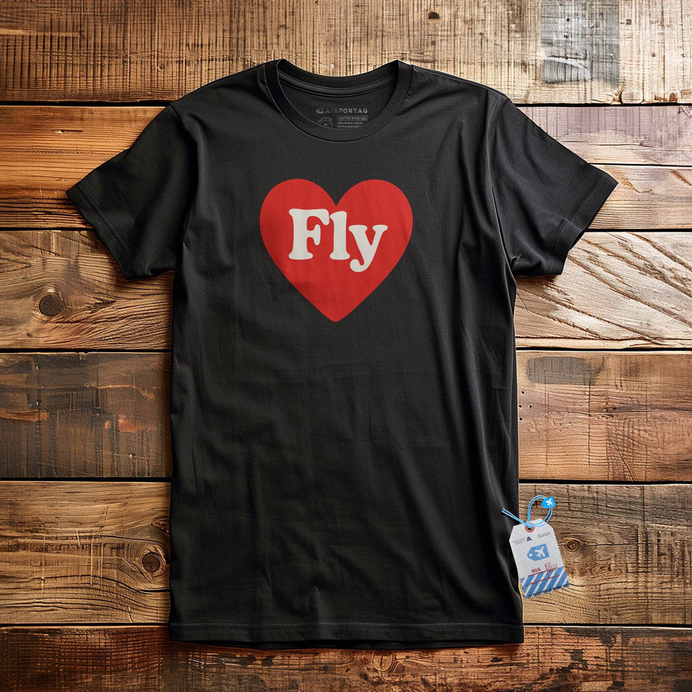 Fly Cute Heart - T-Shirt