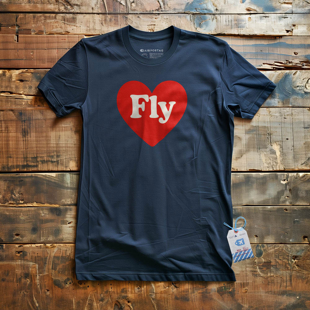 Fly Cute Heart - T-Shirt