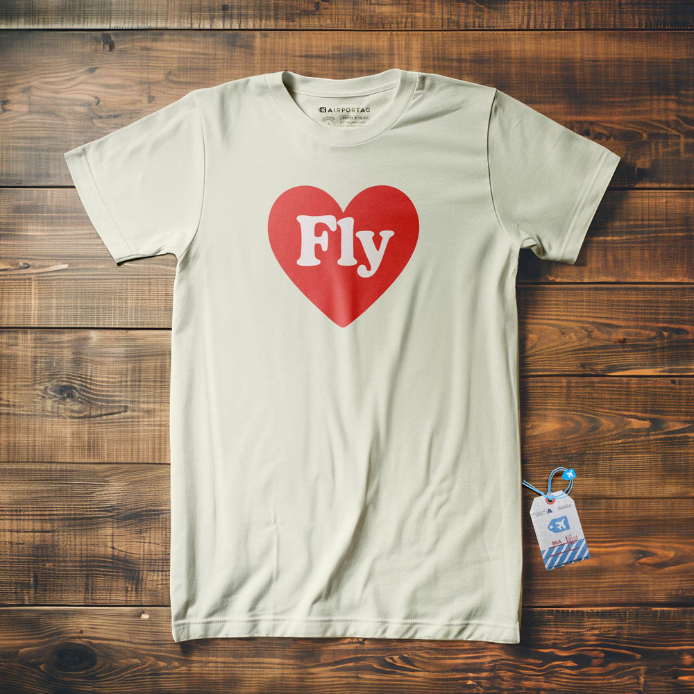 Fly Cute Heart - T-Shirt