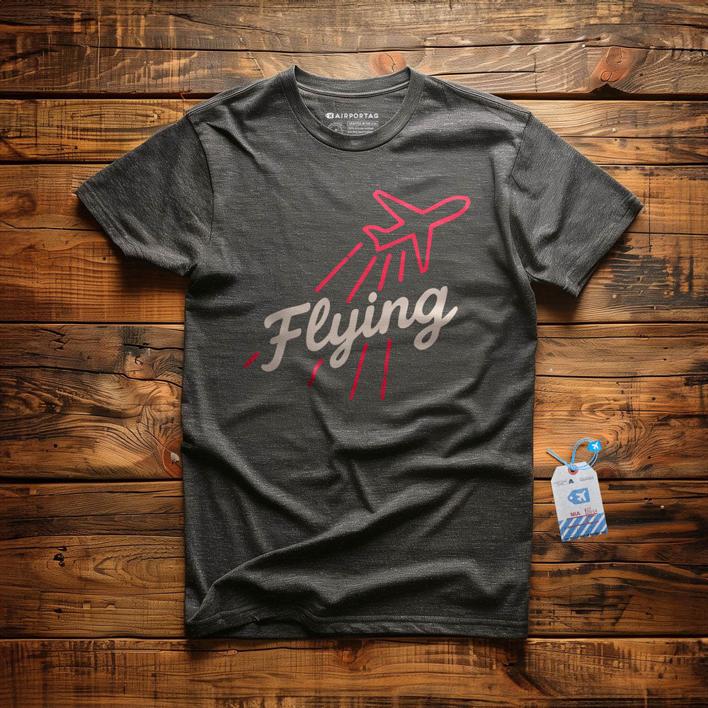 Flying Up Plane - T-Shirt