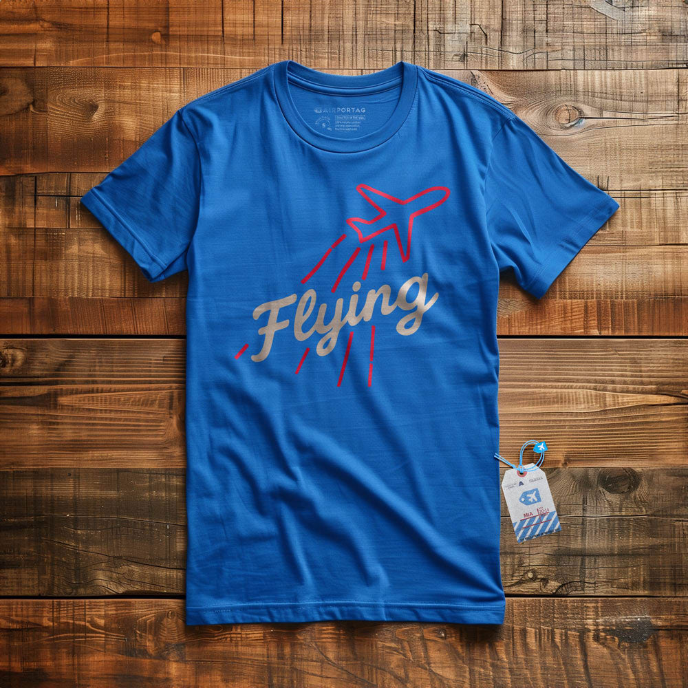Flying Up Plane - T-Shirt