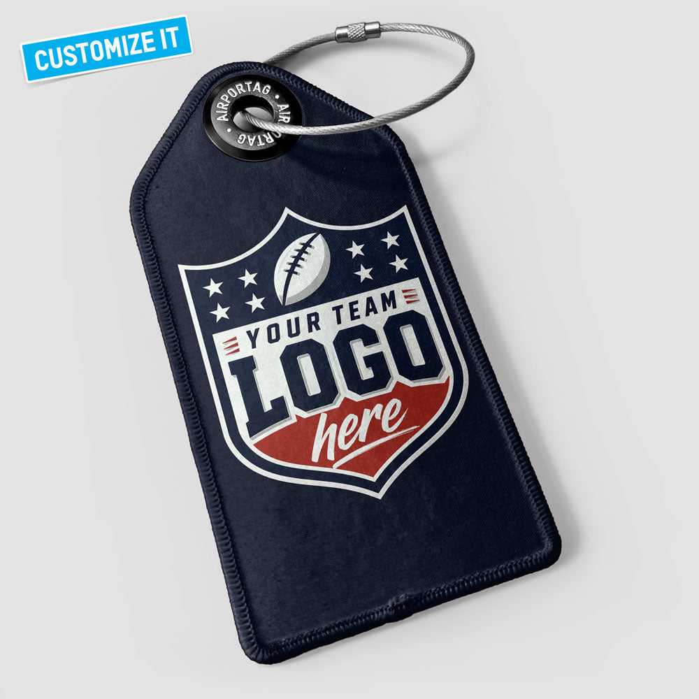 Football Custom Team Logo - Luggage Tag