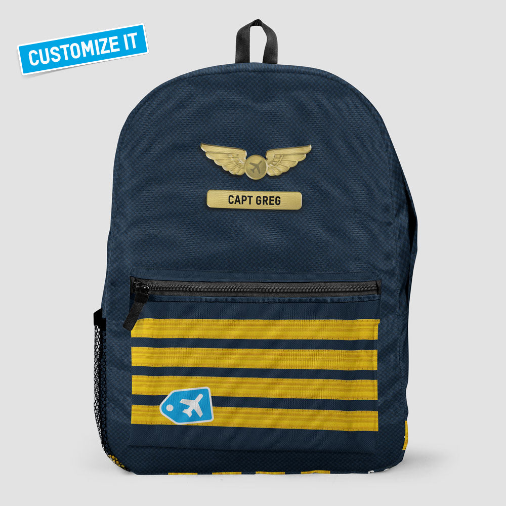 Navy Pilot Stripes - Backpack