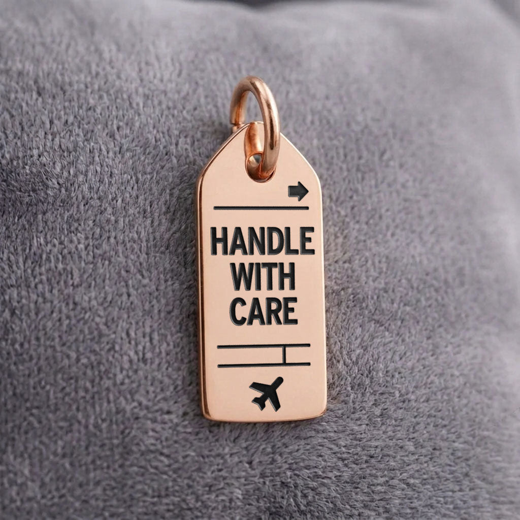 Handle With Care - Mini Tag - Charm