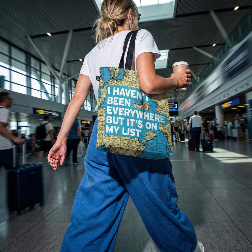 I Haven't Been - World Map - Tote Bag