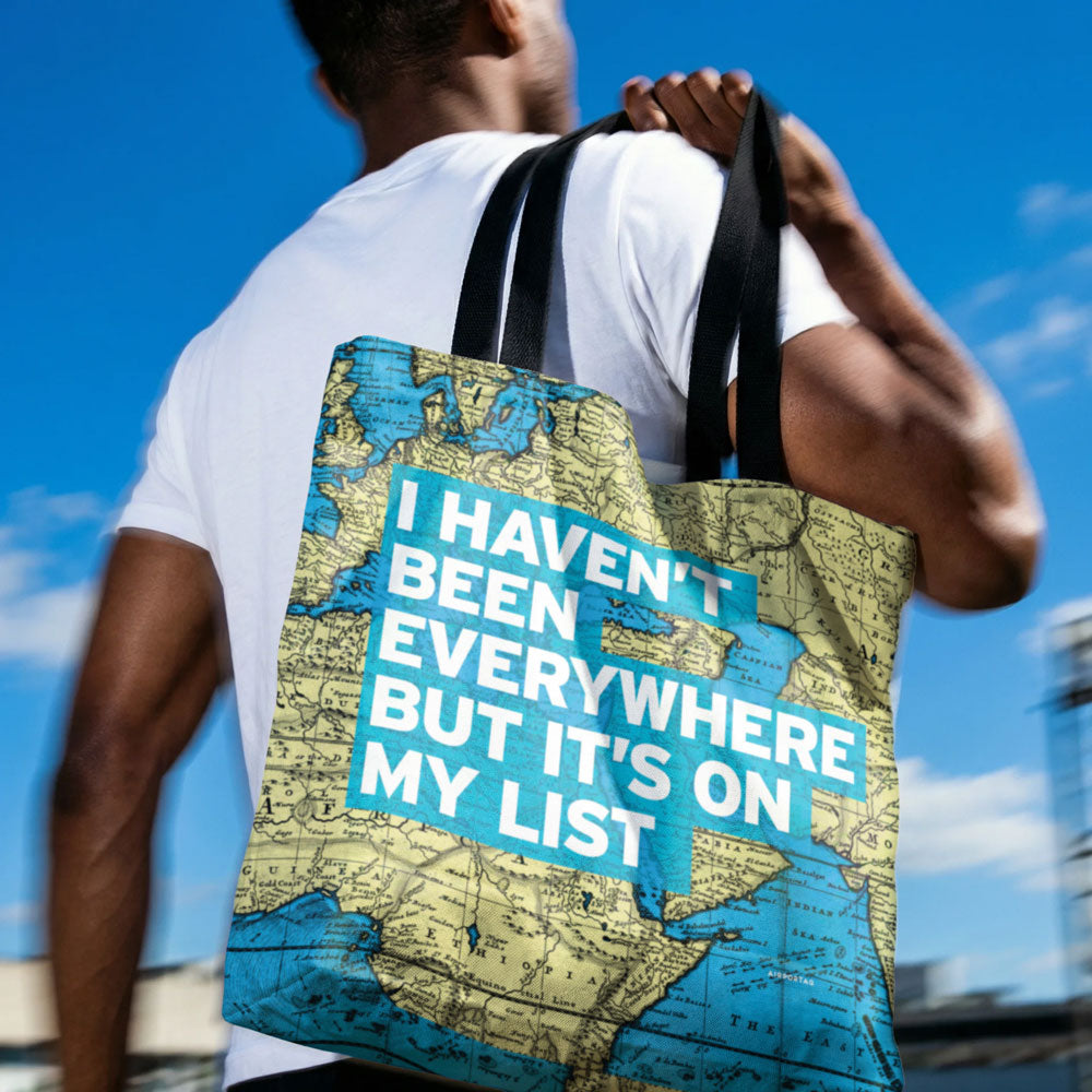 I Haven't Been - World Map - Tote Bag