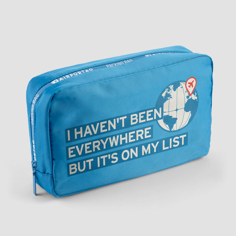 I haven't been everywhere - Packing Bag