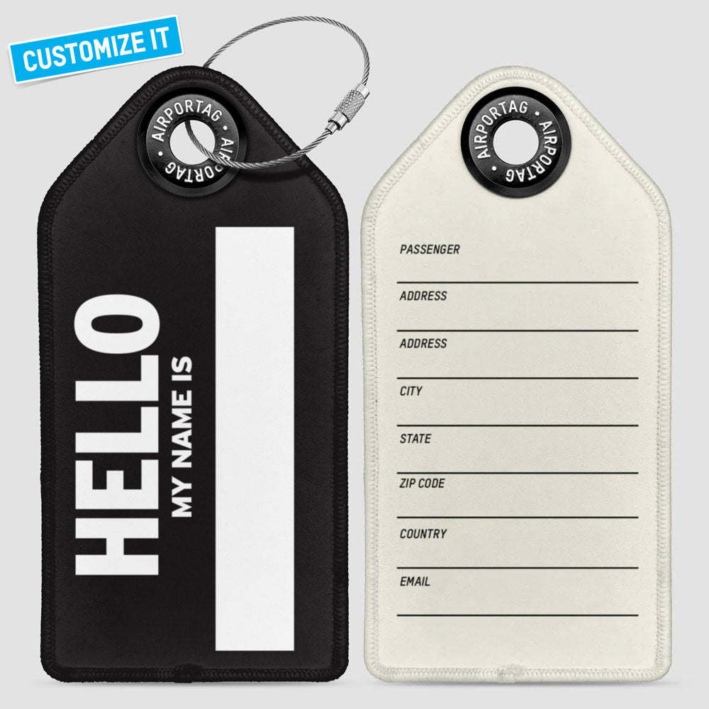 Hello Badge - Luggage Tag