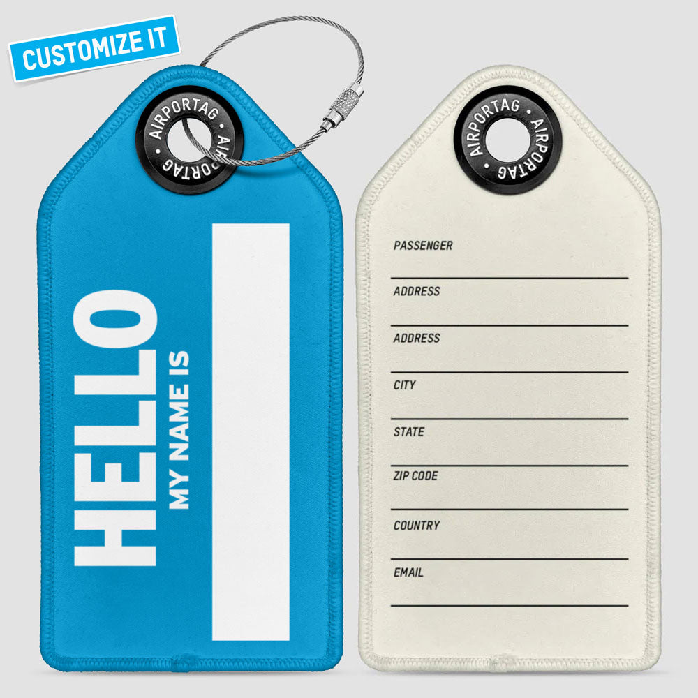 Hello Badge - Luggage Tag