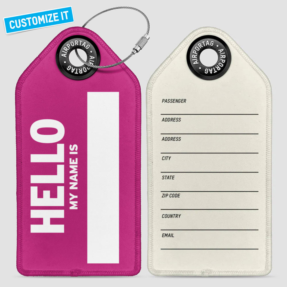 Hello Badge - Luggage Tag