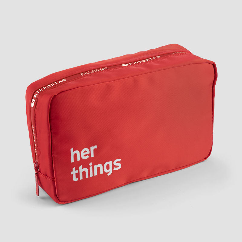Ses affaires - Sac d'emballage