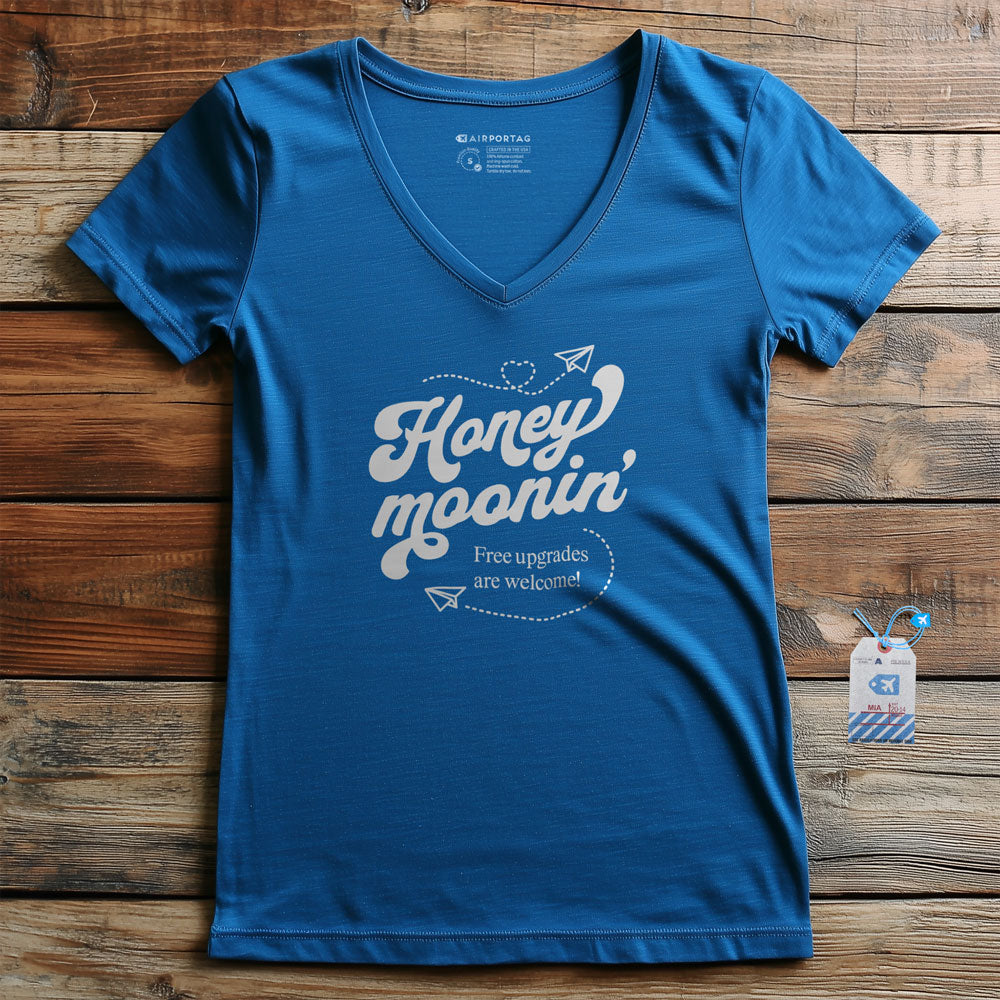 Honey Moonin' Upgrade - Women's V-Neck T-Shirt