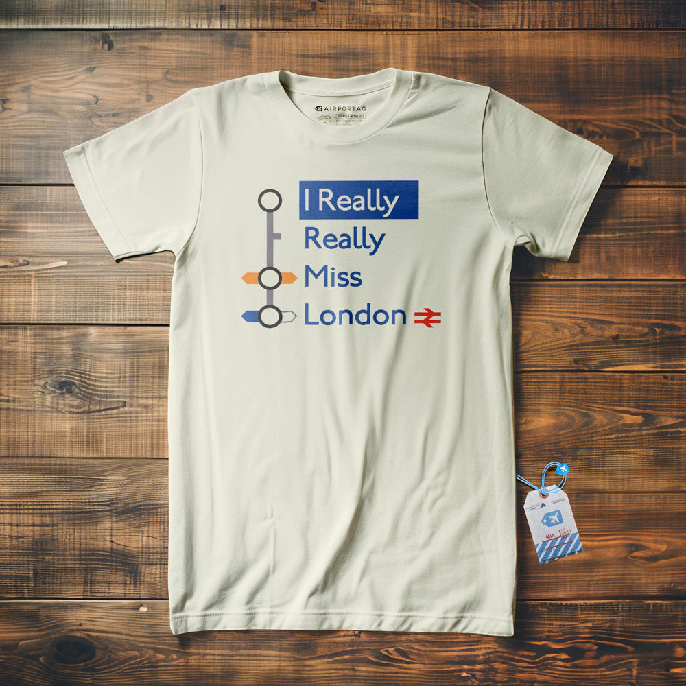 Really Miss London Tube - T-shirt