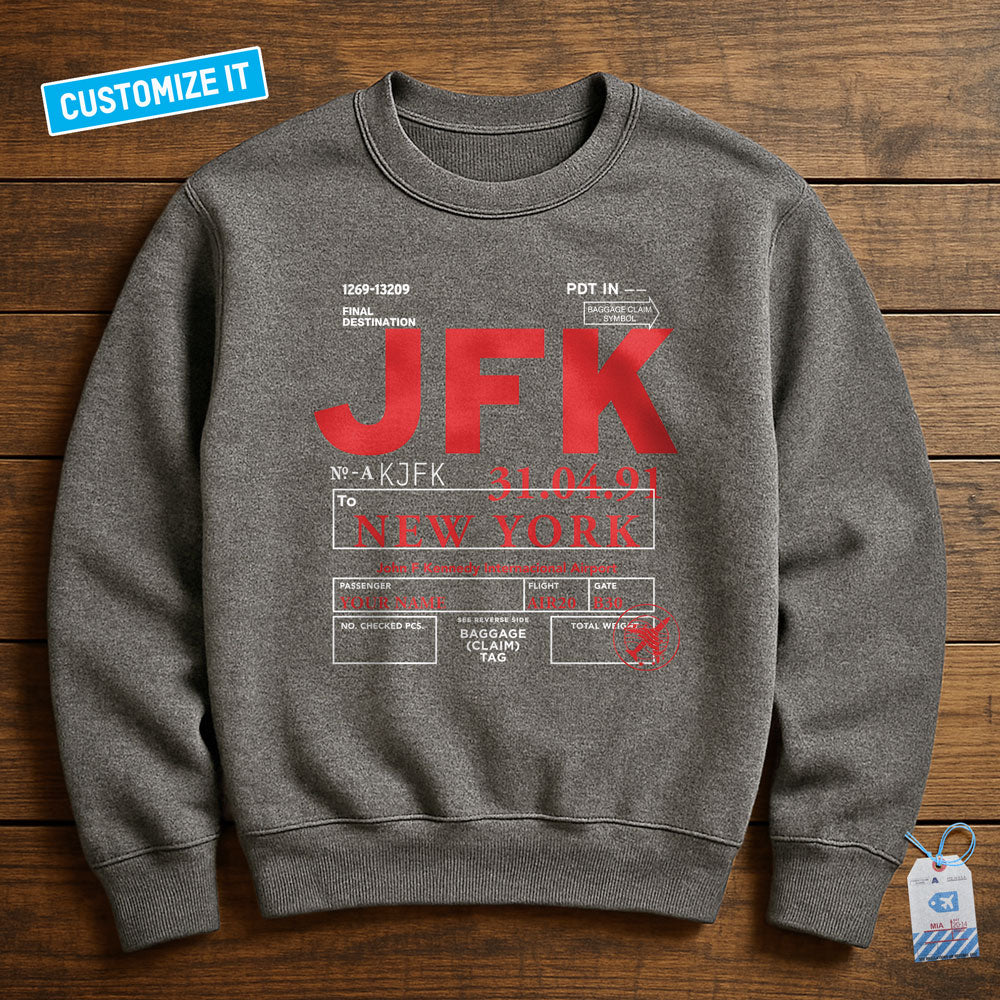 Airport Code - Custom - Sweatshirt