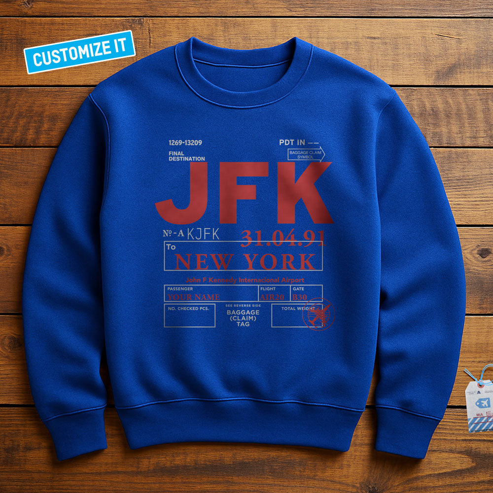 Airport Code - Custom - Sweatshirt