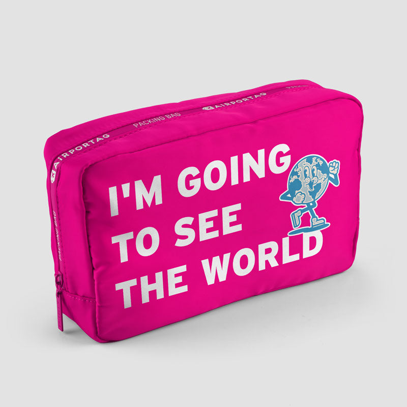 I'm Going - World Map - Packing Bag