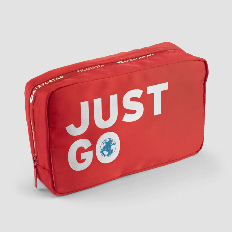 Just Go - Carte du monde - Sac d'emballage