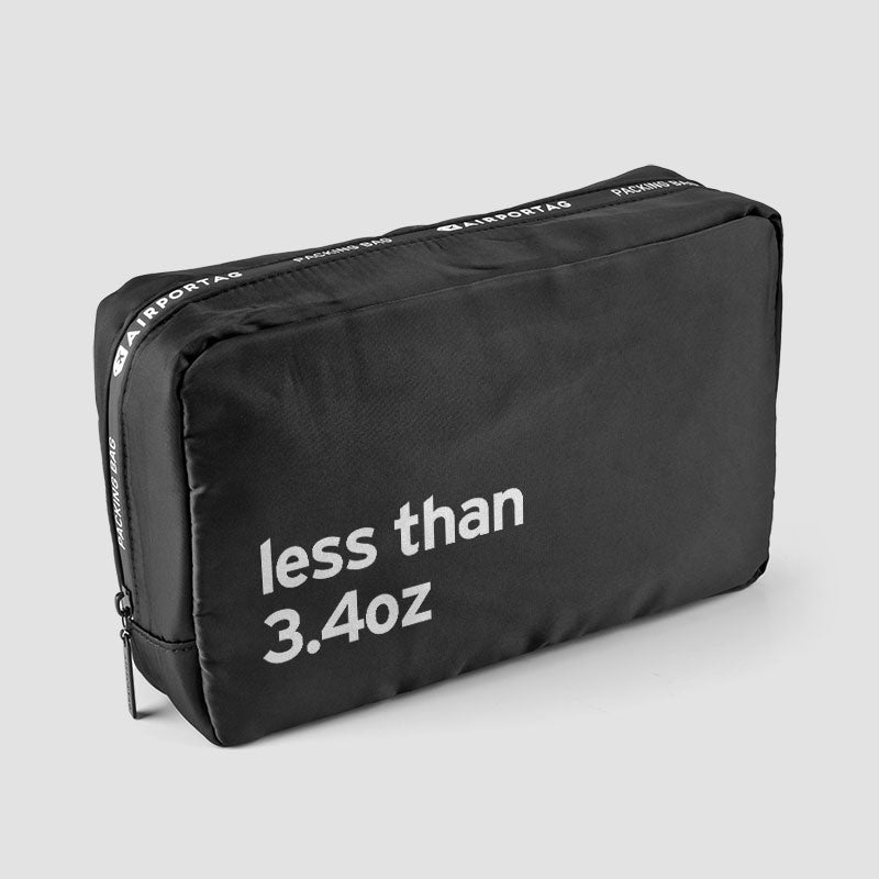 Less than 3.4oz - Packing Bag