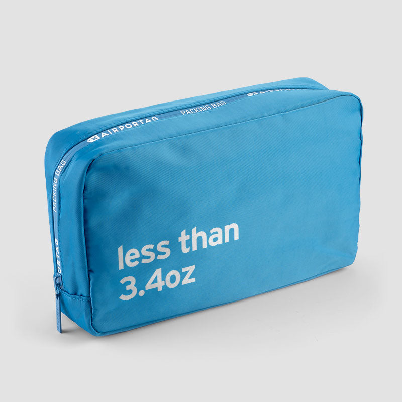 Less than 3.4oz - Packing Bag