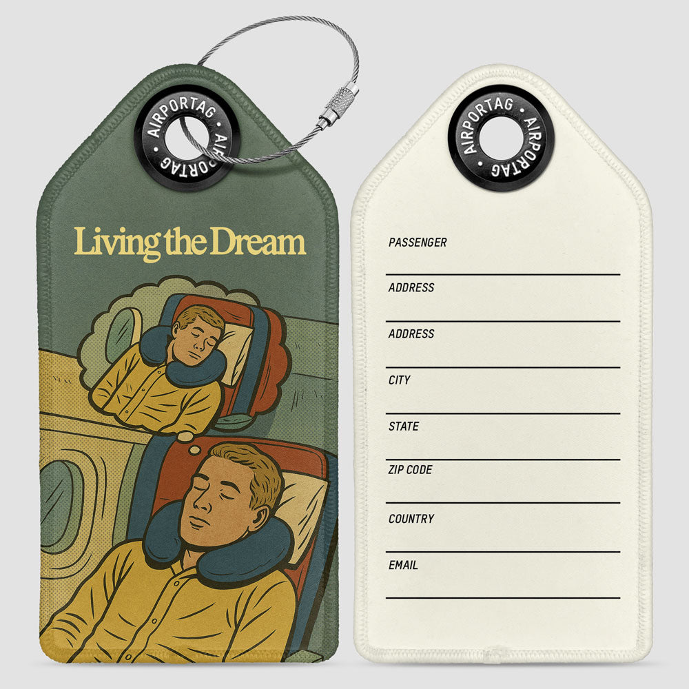Living The Dream - Luggage Tag