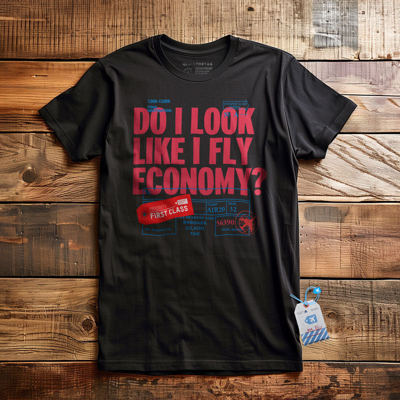 Do I Look Like I Fly Economy? Tag - T-Shirt
