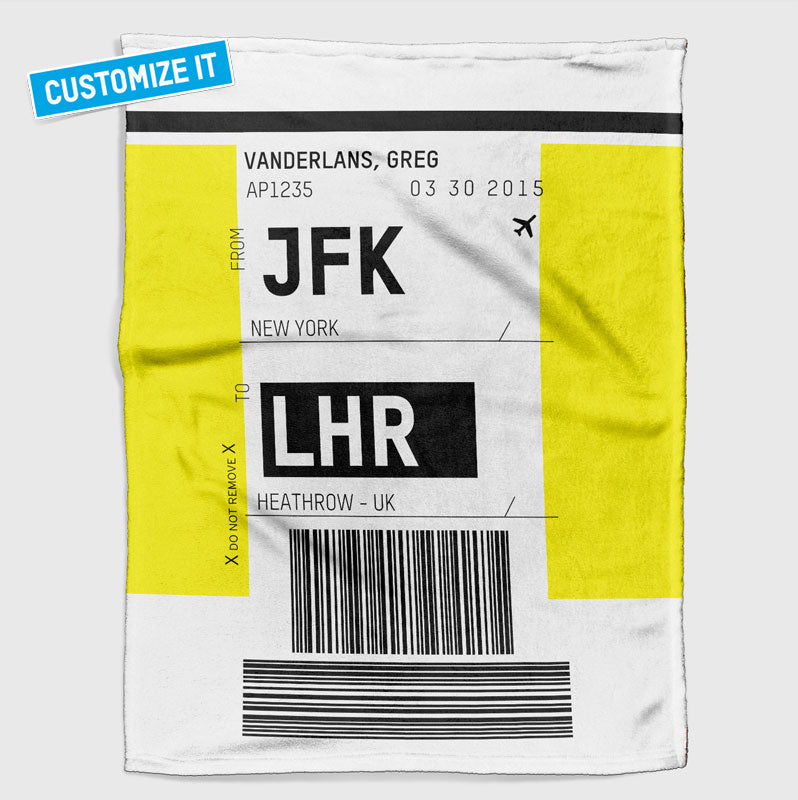 Luggage Ticket - Blanket