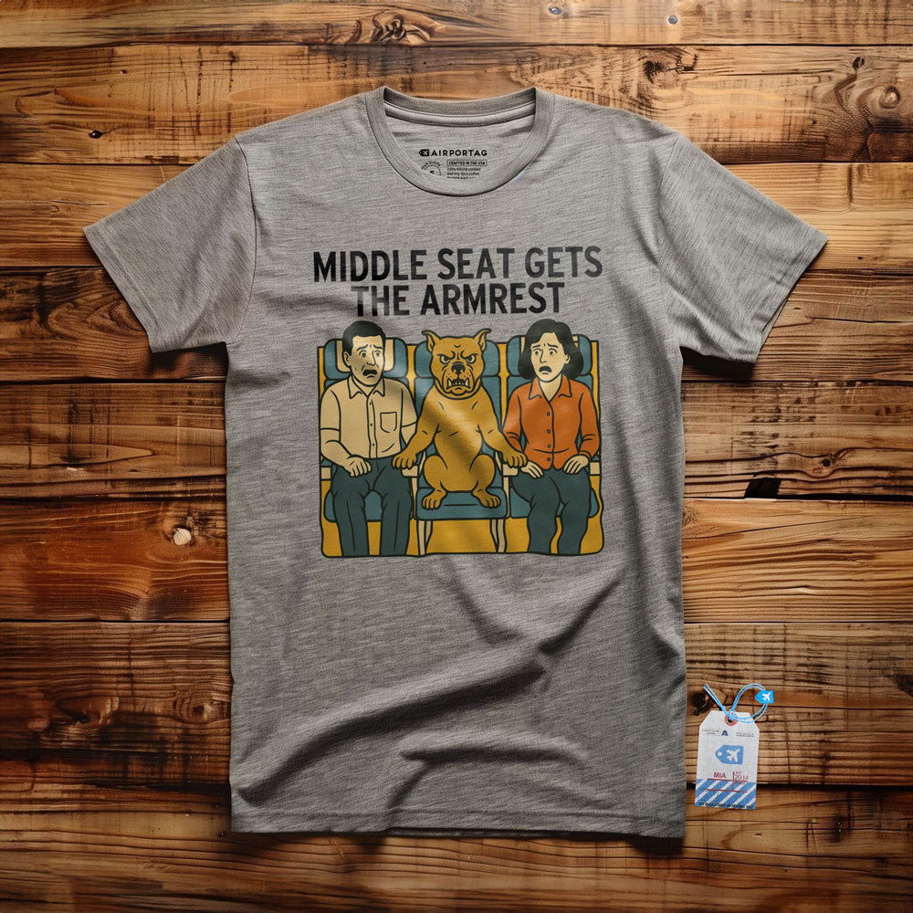 Middle Seat - Dog - T-Shirt