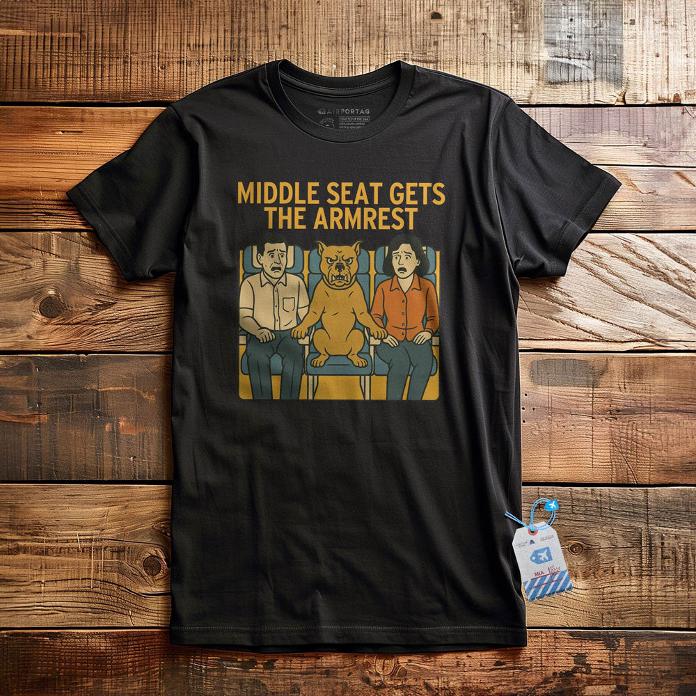 Middle Seat - Dog - T-Shirt
