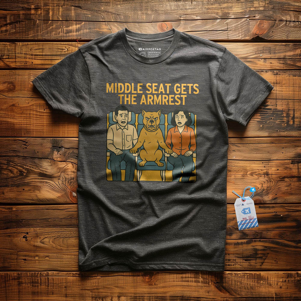 Middle Seat - Dog - T-Shirt