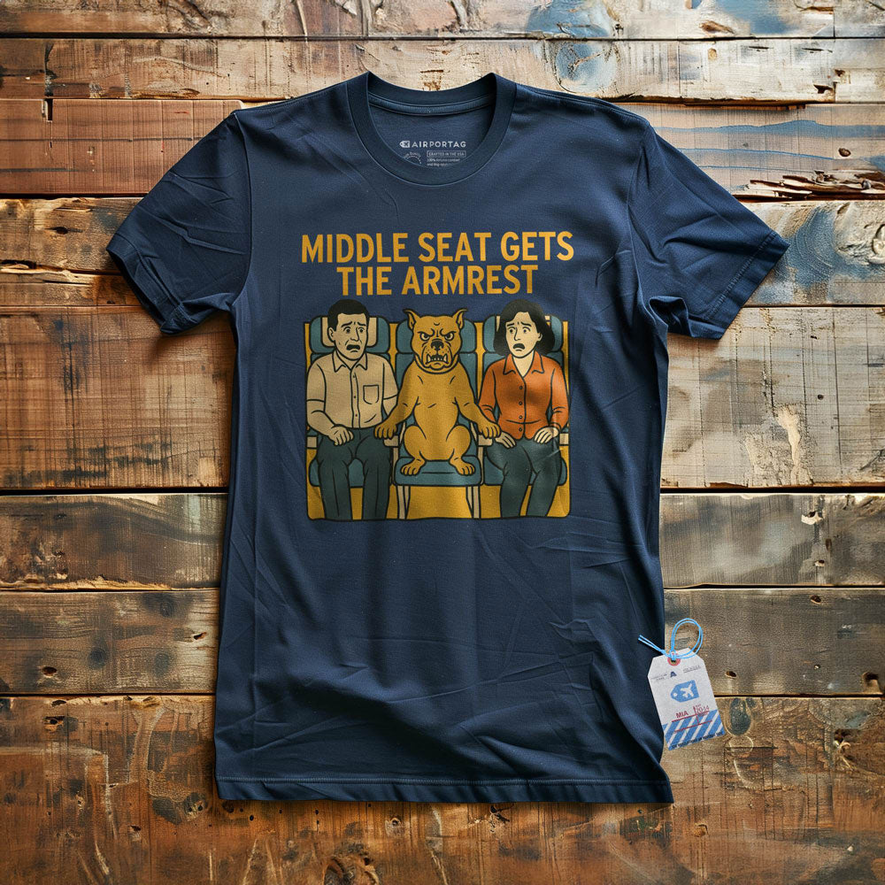 Middle Seat - Dog - T-Shirt