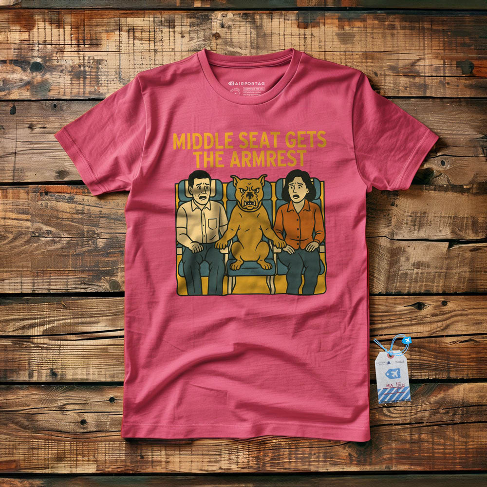 Middle Seat - Dog - T-Shirt