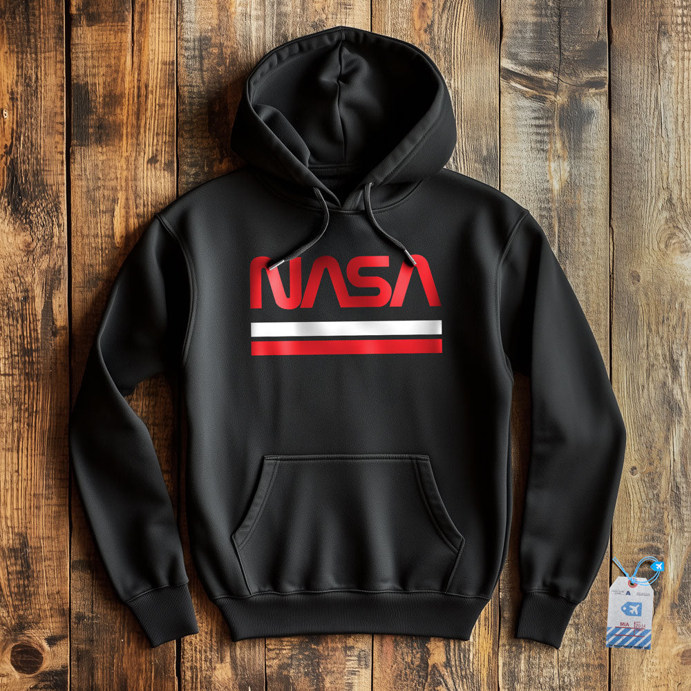 Nasa Worm Logo - Pullover Hoodie