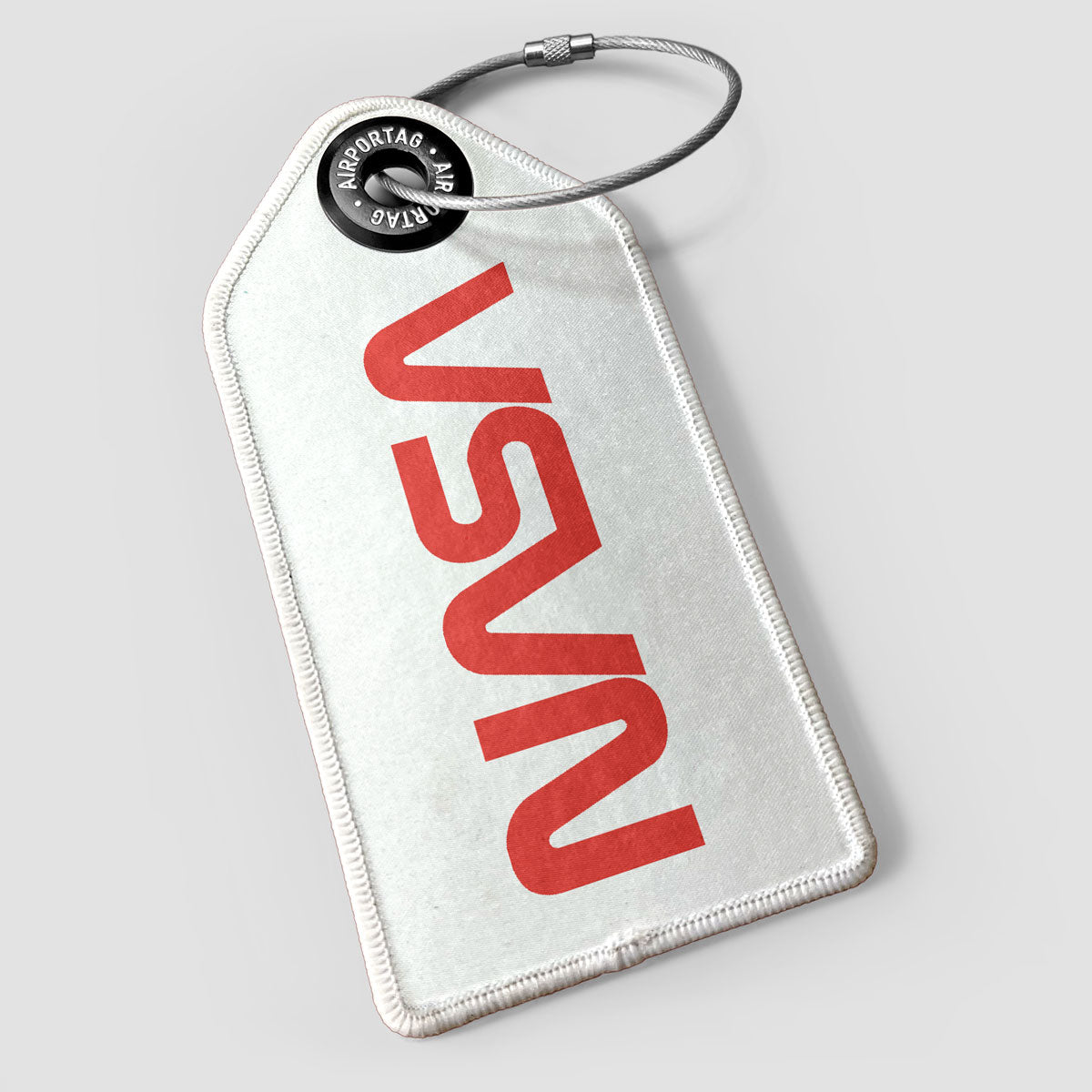 Nasa Worm Logo - Luggage Tag