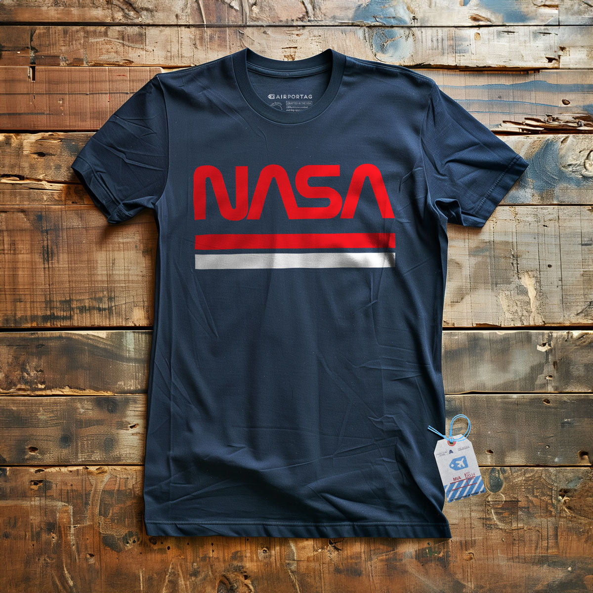 Nasa Worm Logo - T-shirt