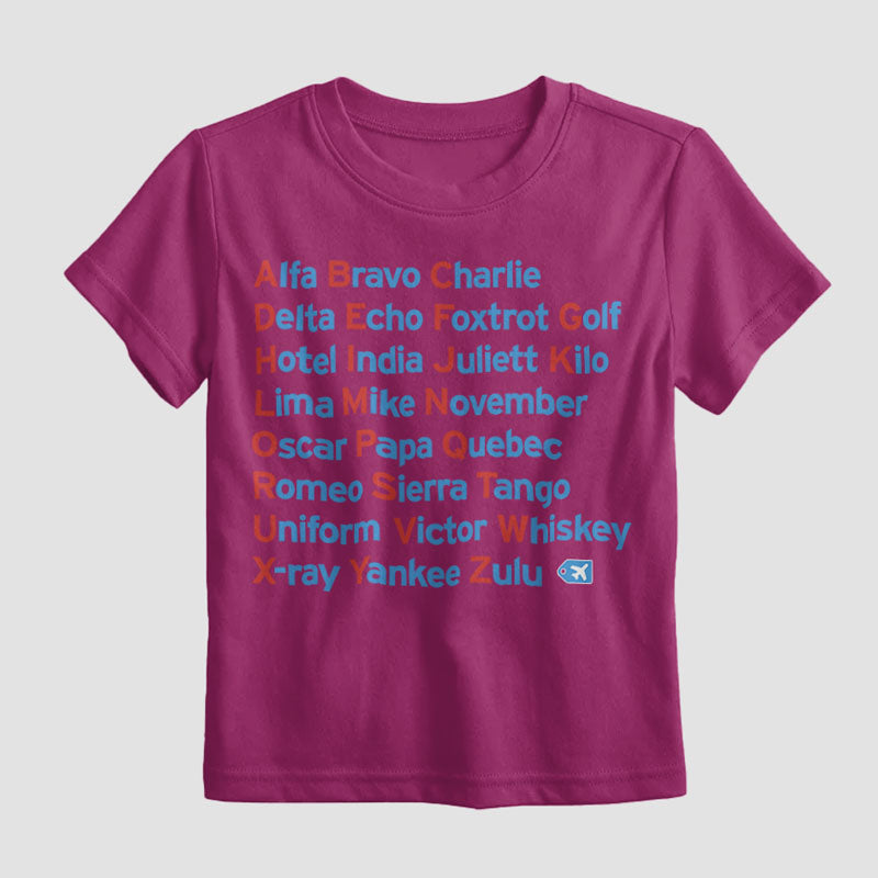 Nato Phonetic - Kids T-Shirt