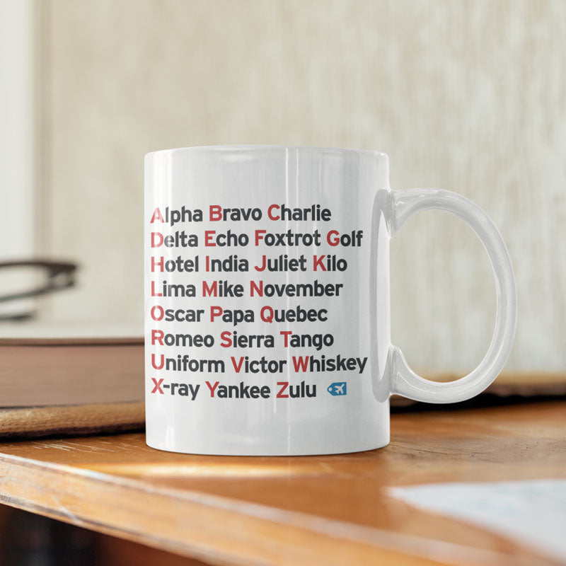 NATO Phonetic Alphabet - Mug