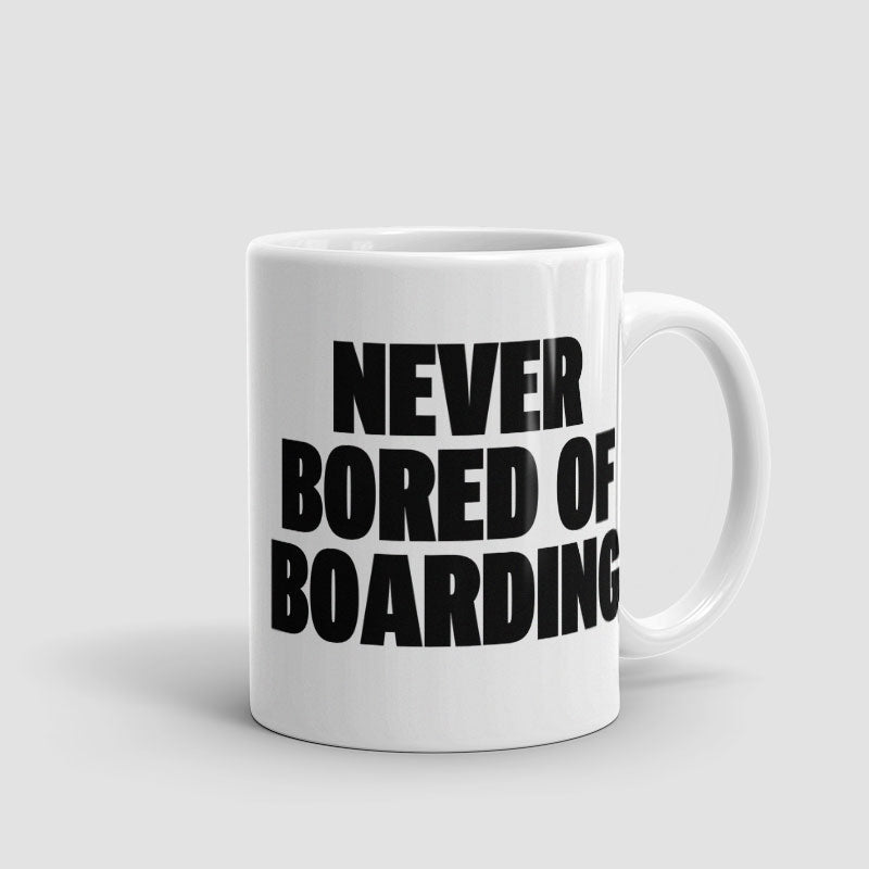 Never Bored of Boarding - Mug