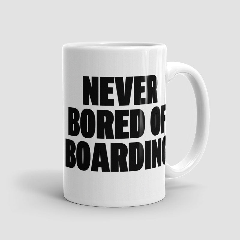 Never Bored of Boarding - Mug