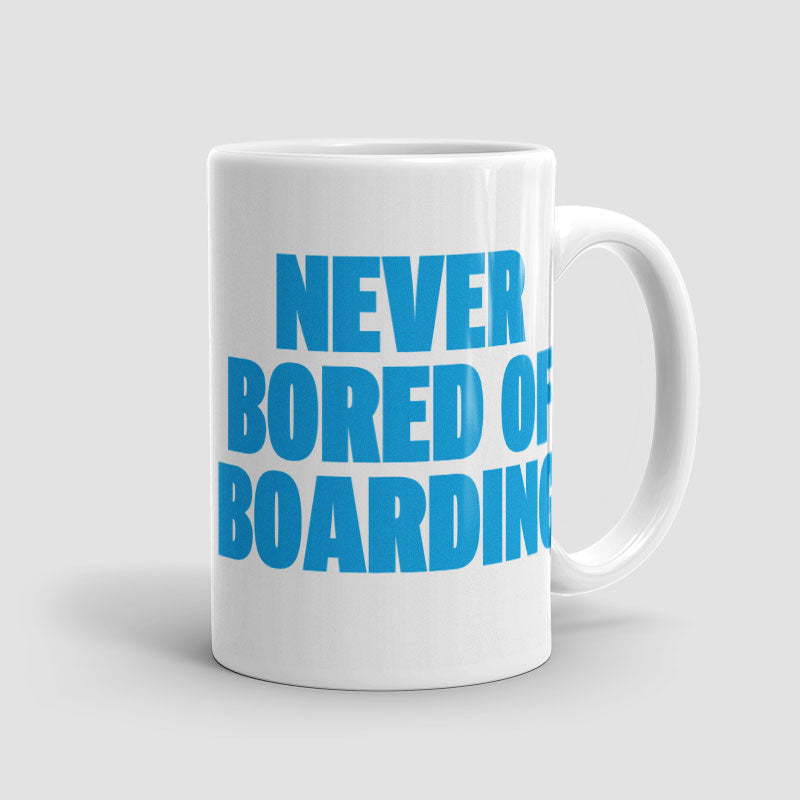 Never Bored of Boarding - Mug