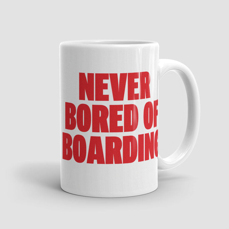 Never Bored of Boarding - Mug