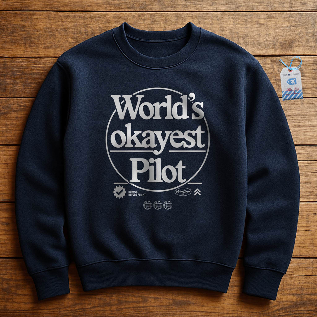 World's Okayest Pilot - Sweatshirt