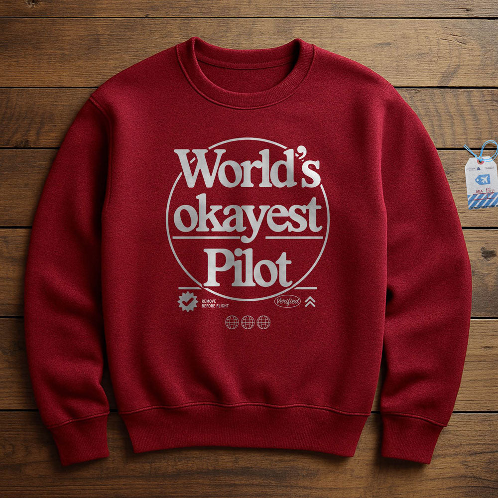 World's Okayest Pilot - Sweatshirt