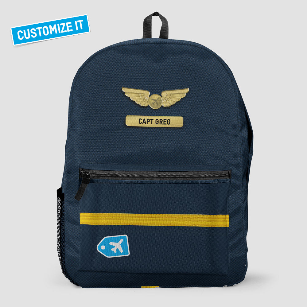Navy Pilot Stripes - Backpack