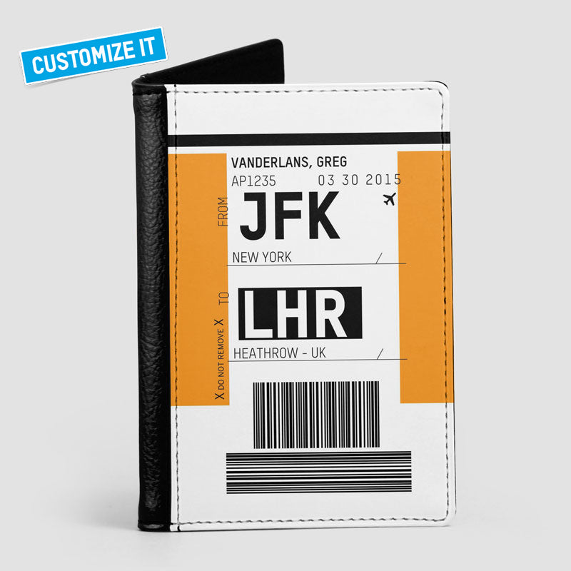 Luggage Ticket - Passport Cover