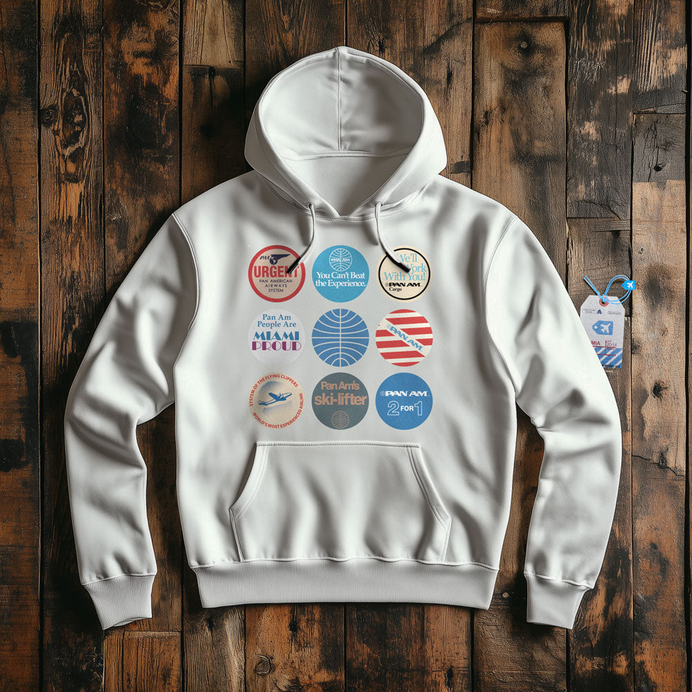 Pan Am Circles Badge - Pullover Hoodie
